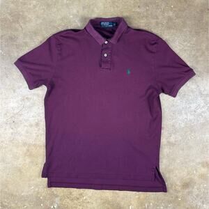 Polo by Ralph Lauren Maroon Short Sleeve‎ Polo Shirt Men’s Medium 100% Cotton